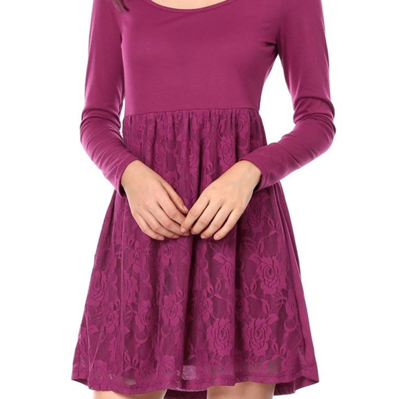 Allegra K long sleeves Dress - Picture 1 of 7